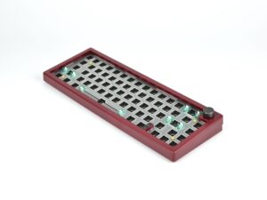 GMK67 Gasket Mount Mechanical Keyboard Kit w/ knob – RGB – Tri-Mode – Rust Red