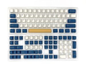 Keebco Premium PBT Keycaps – 126 Keys – Partly Cloudy